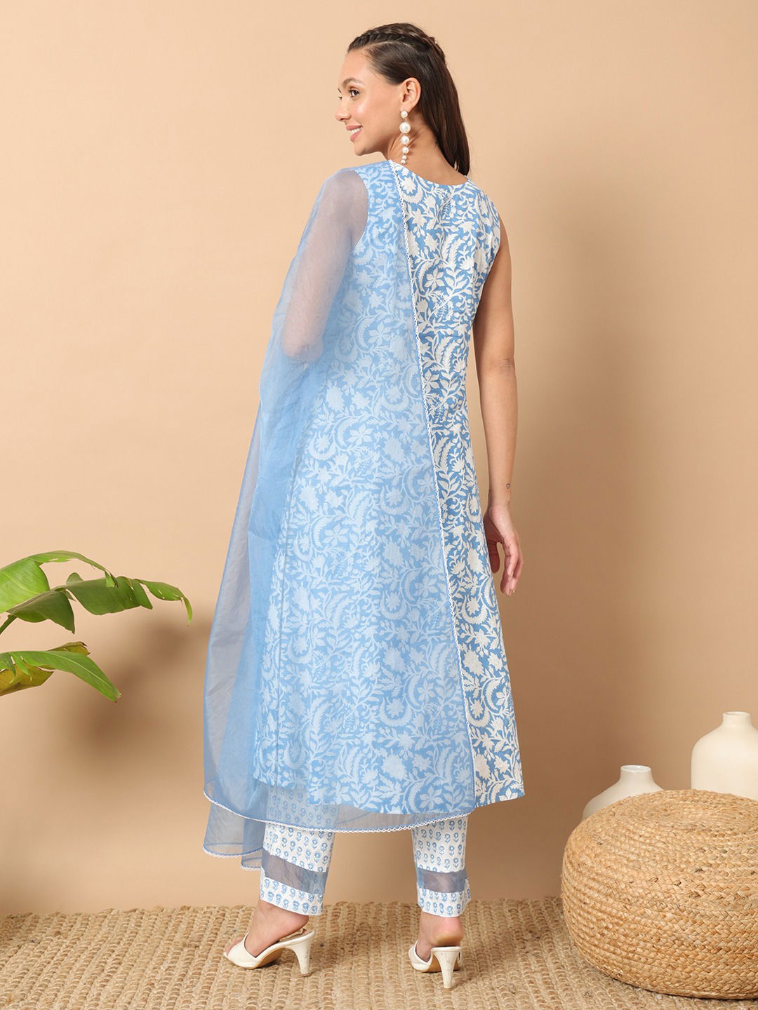 SET0135 Fiorra Cotton Raksha Bandhan Special Kurti With Bottom Dupatta Wholesale Price In Surat
